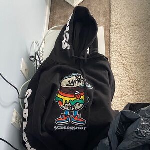 Screenshot Black Graphic Hoodie